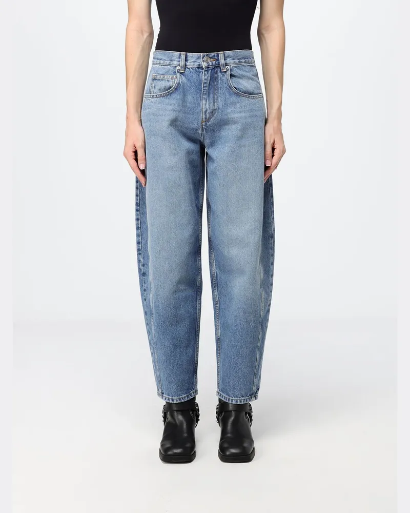 Isabel Marant High-Waist Baggy-Jeans Oriane aus Baumwolldenim Blau