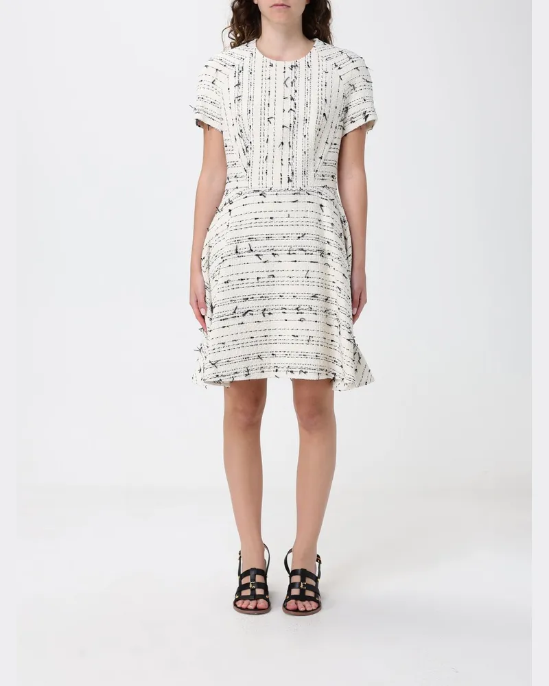 HUGO BOSS Mini-Kleid aus Baumwollmischung Bunt