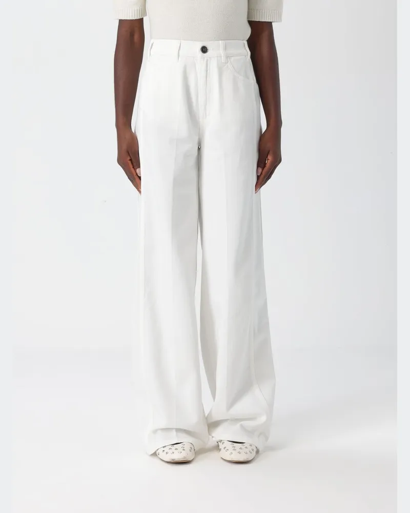 Semicouture Hose damen Weiß