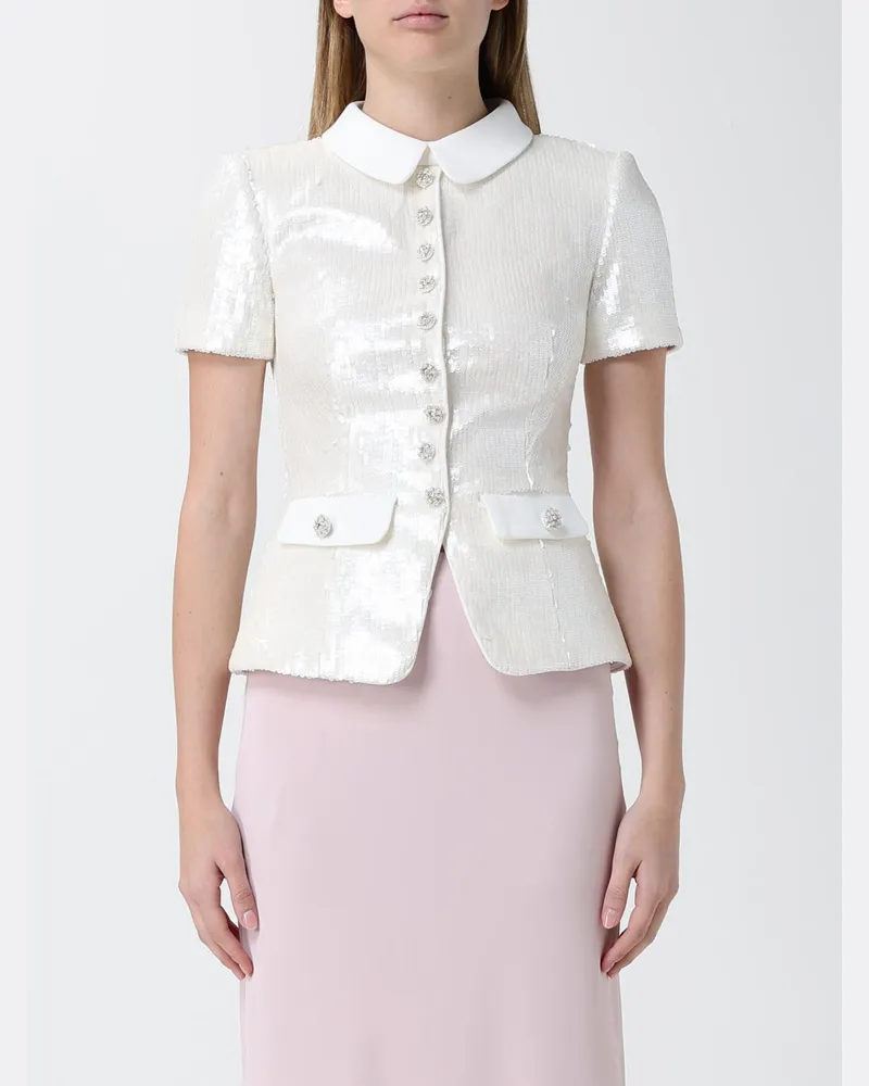 Self-Portrait Top damen Weiß