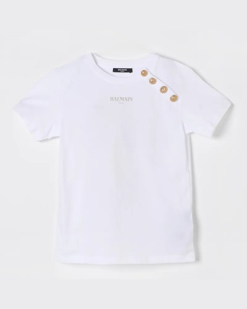 Balmain T-shirt kinder Weiß