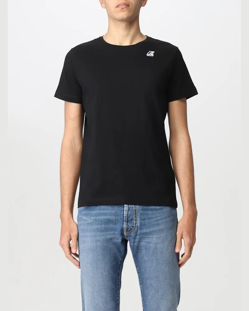 K-Way Herren T-Shirt Schwarz