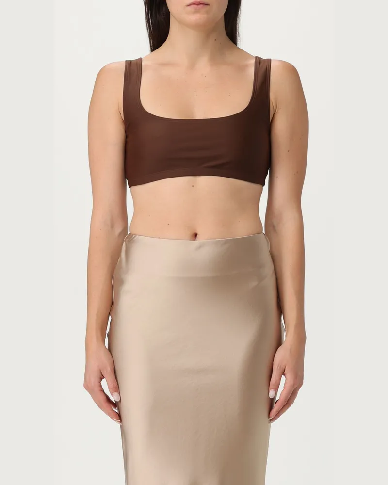 ANDAMANE Top damen Kaffee