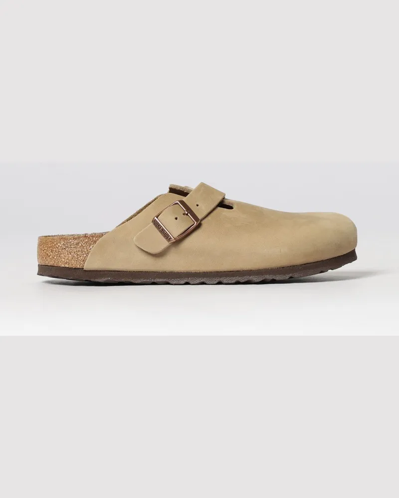 Birkenstock Boston Mules aus geöltem Leder Braun
