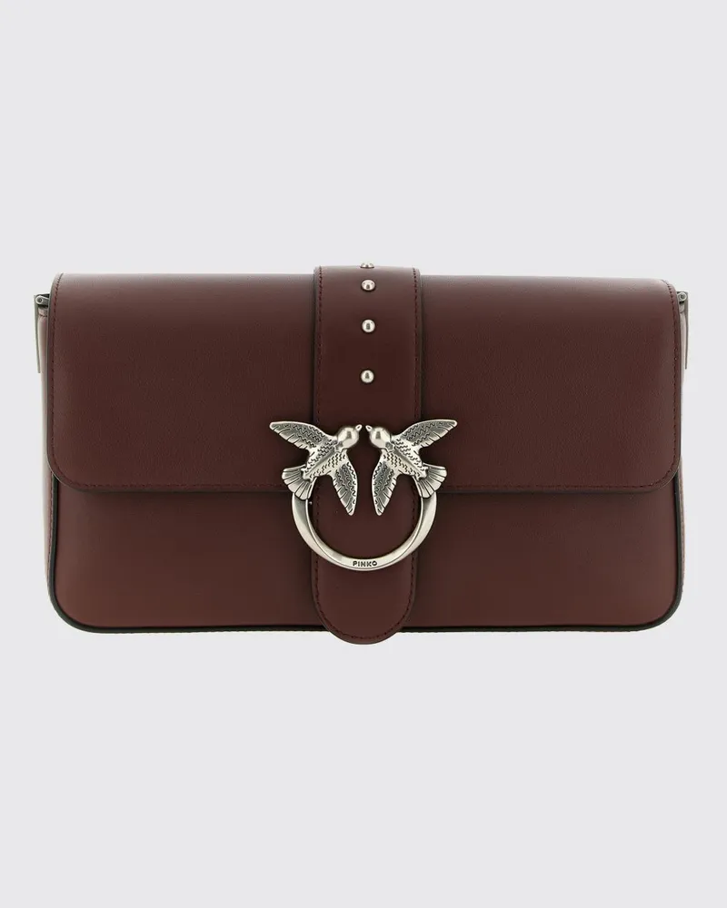 Pinko Schultertasche damen Burgunderrot