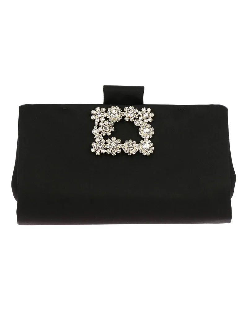 Roger Vivier Damen Clutch Schwarz