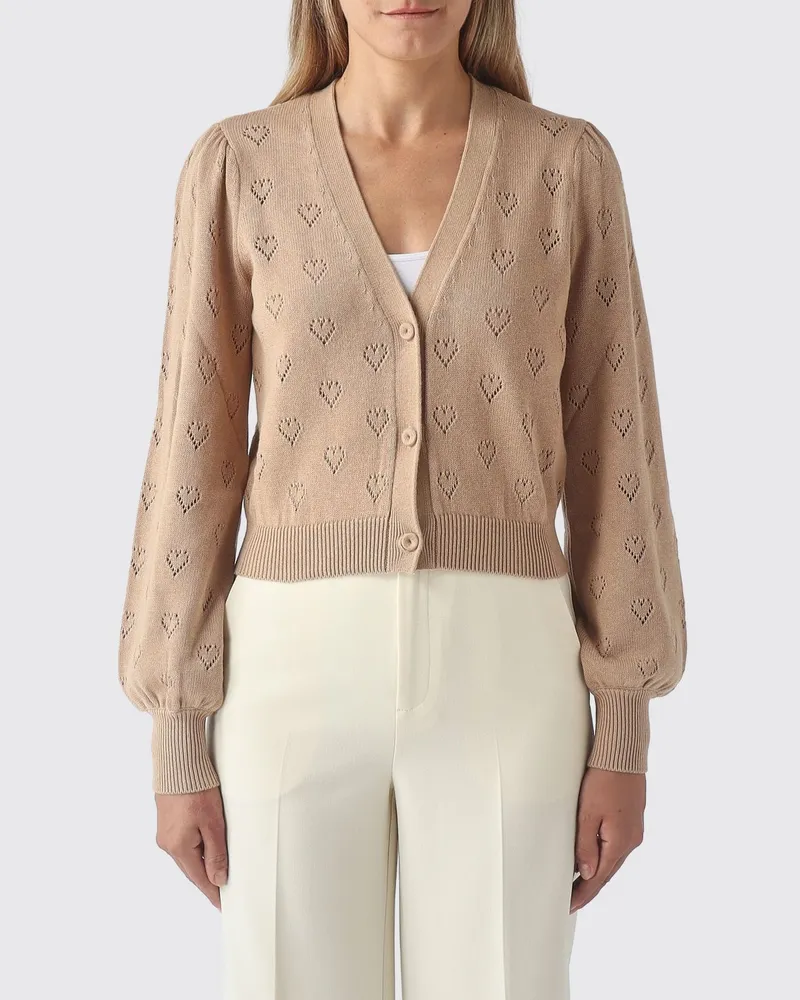 Twin-Set Strickjacke damen Tabak