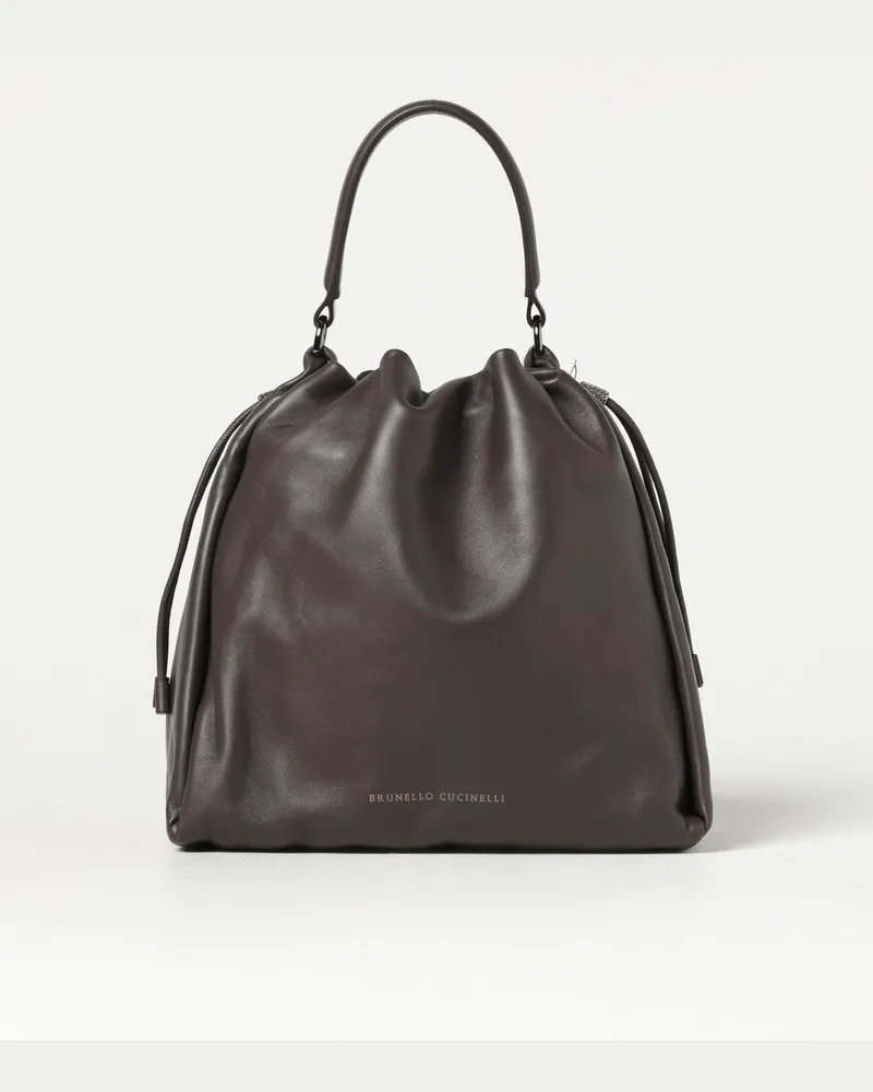 Brunello Cucinelli Schultertasche damen Dark