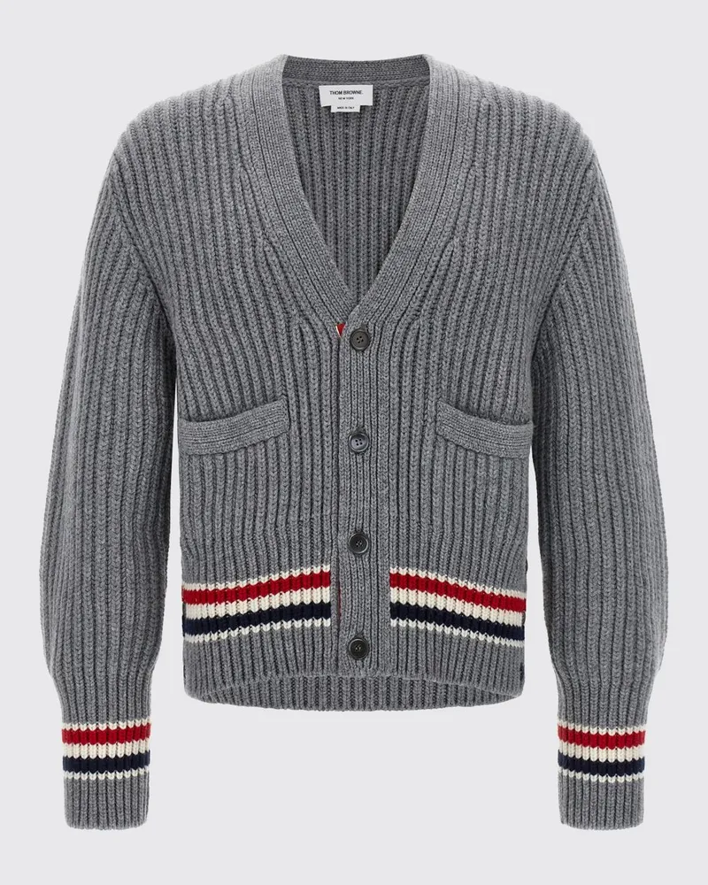 Thom Browne Strickjacke herren Grau