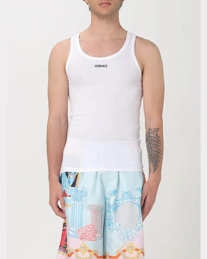 Versace T-shirt herren Weiß
