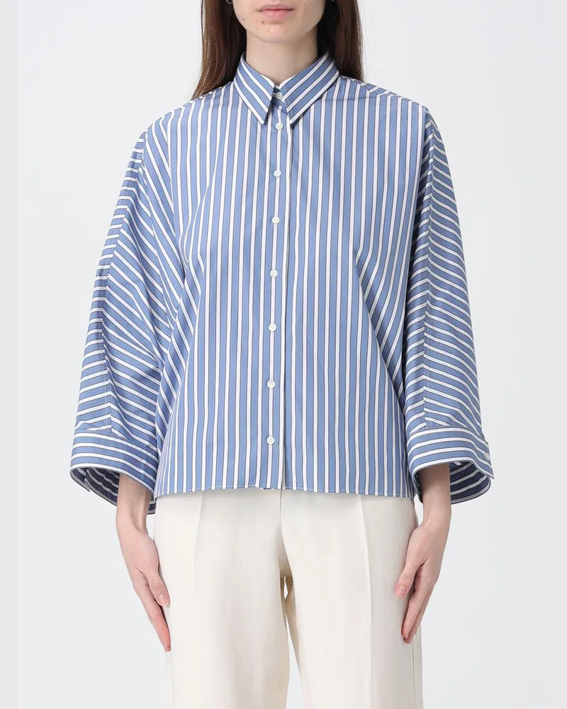 Brunello Cucinelli Top damen Blau