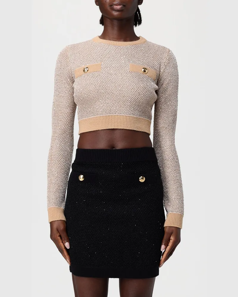 Elisabetta Franchi Pullover damen Beige