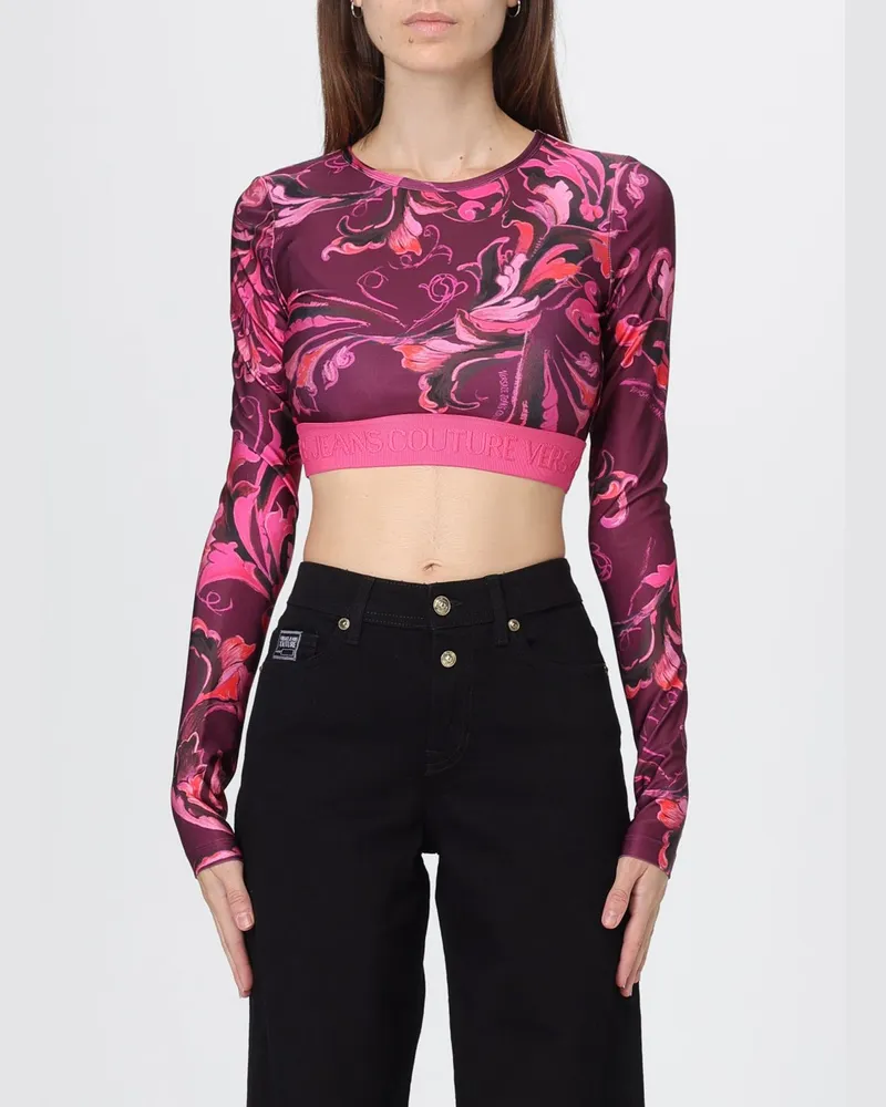 Versace Jeans T-shirt damen Violett