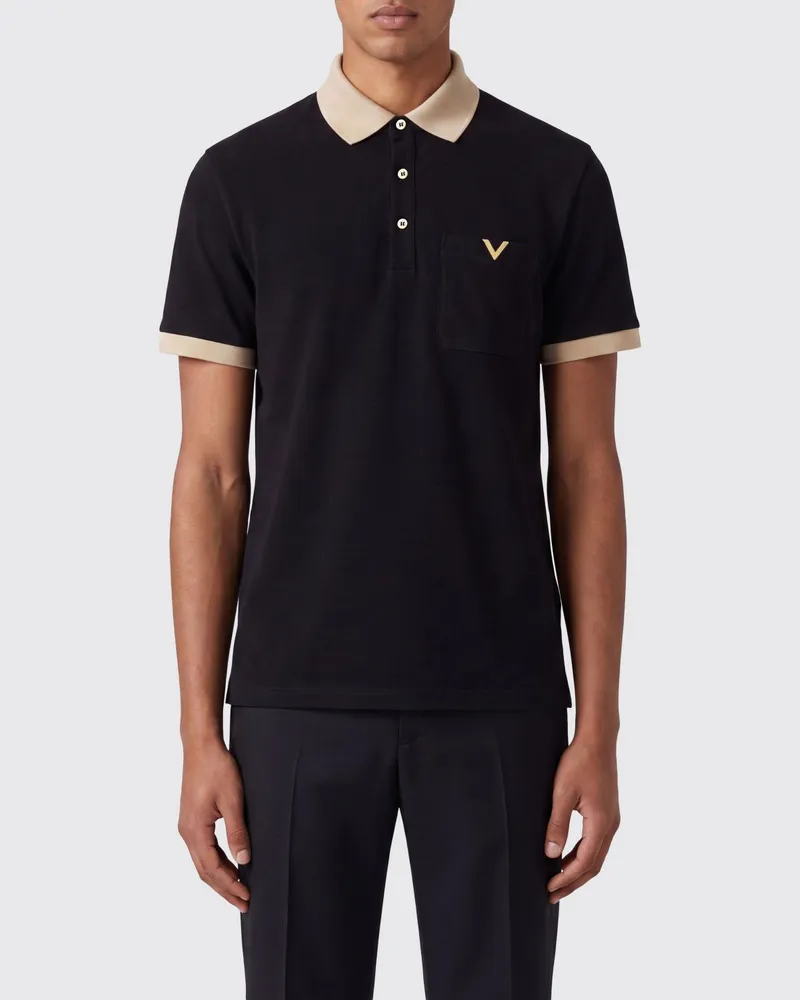 Valentino Garavani Polo herren Schwarz