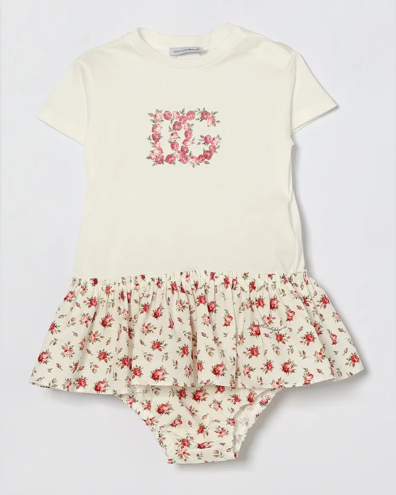 Dolce & Gabbana Kleid kinder Dolce & Gabbana Weiß
