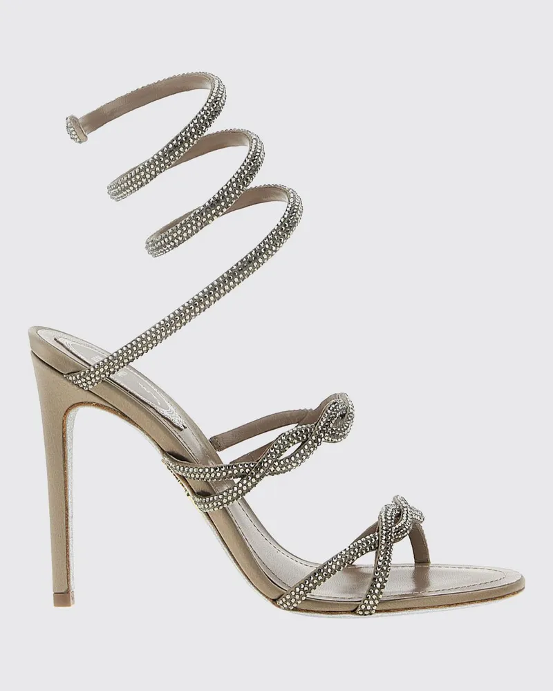 René Caovilla Flache sandalen damen Grau