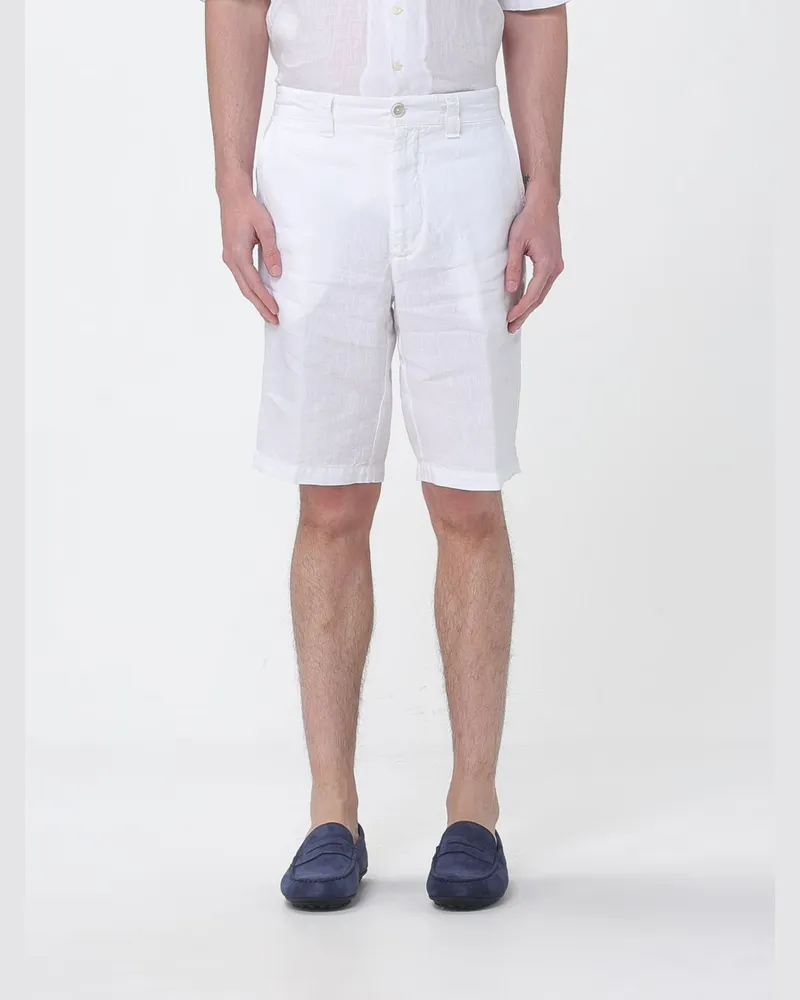 120% Lino Shorts herren Weiß