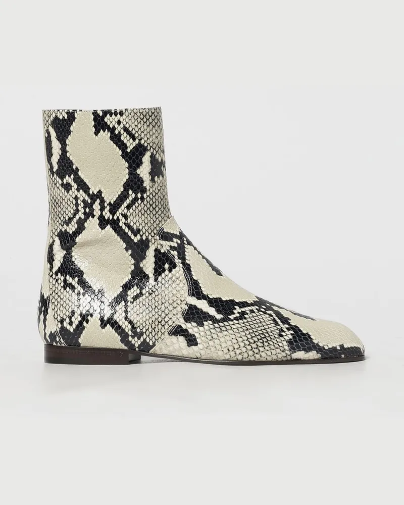 KHAITE Flache stiefeletten damen Beige