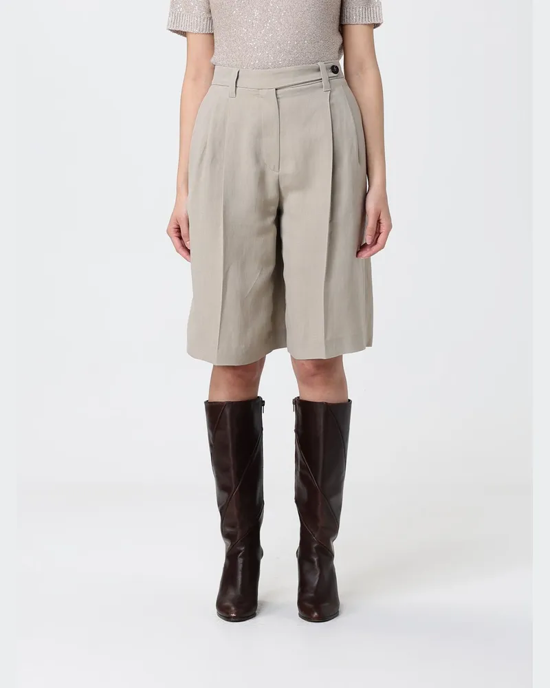 Brunello Cucinelli Shorts damen Beige