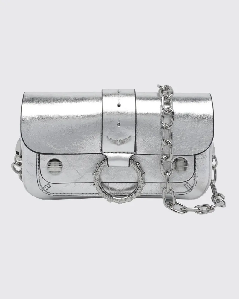 Zadig & Voltaire Schultertasche damen Zadig & Voltaire Silber
