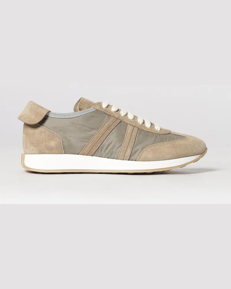 Fabiana Filippi Sneakers aus Nylon und Wildleder Grau