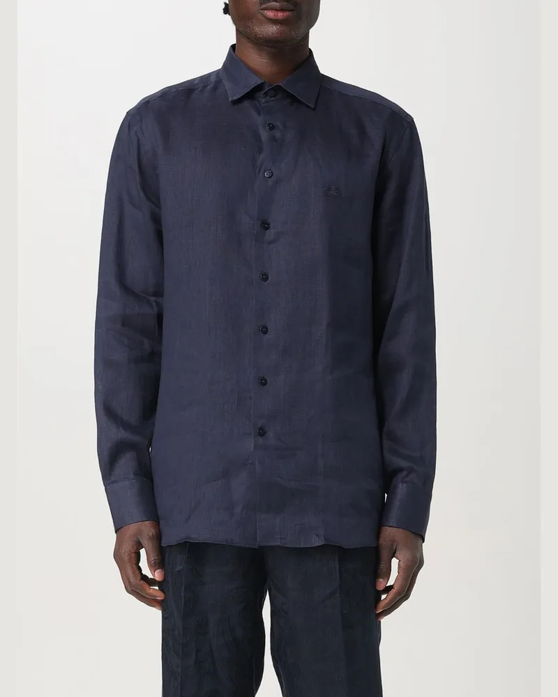 Etro Hemd herren Navy