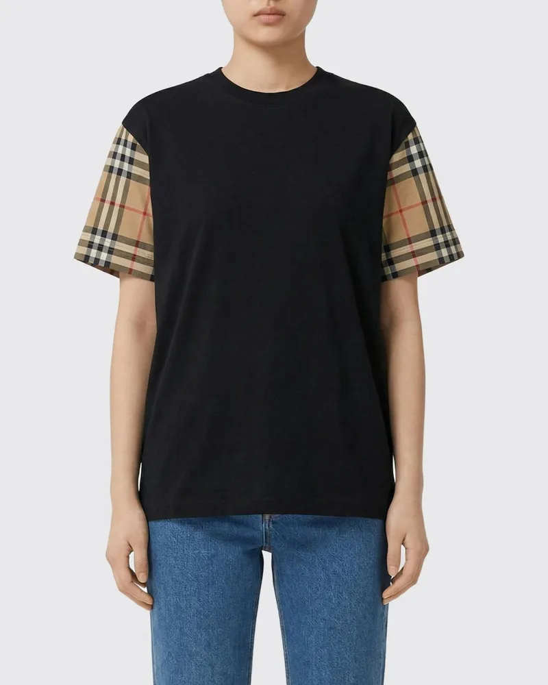 Burberry T-shirt damen Schwarz