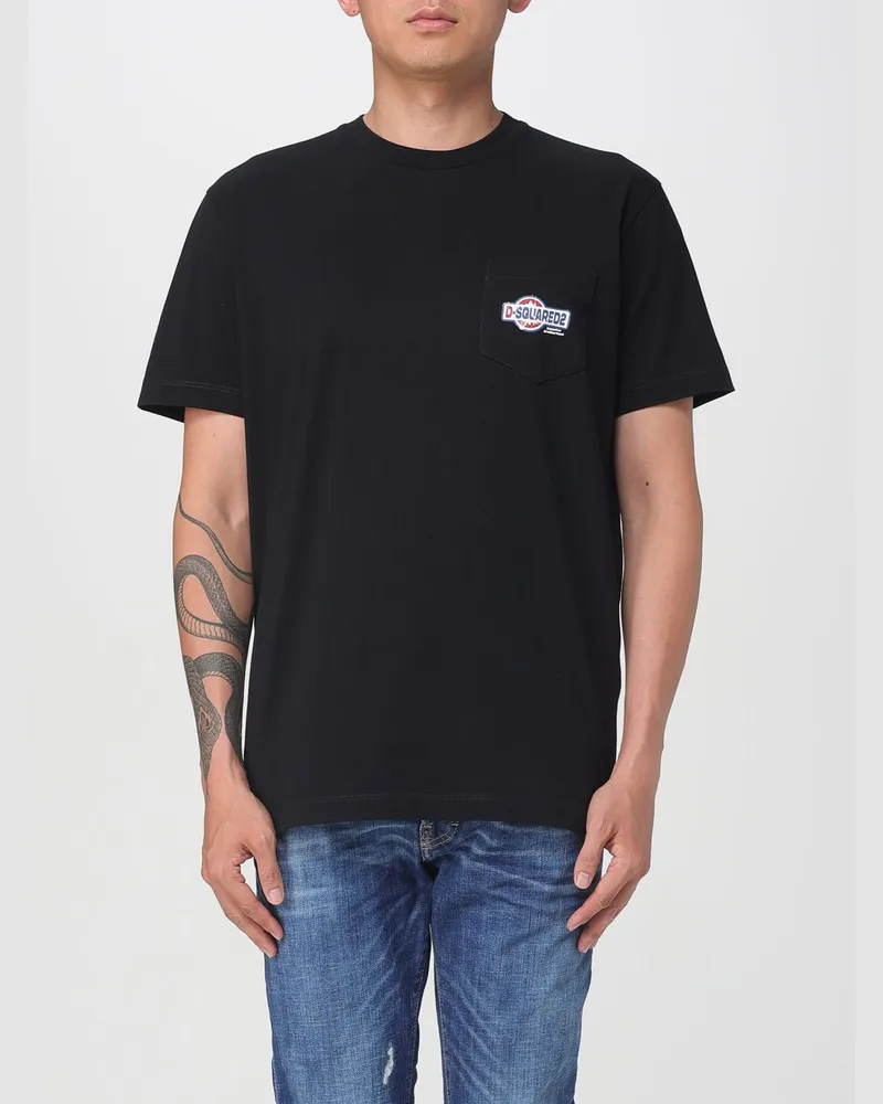 Dsquared2 T-shirt herren Schwarz