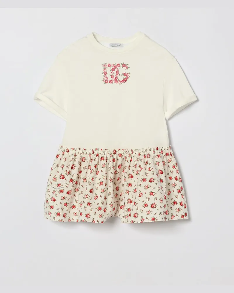 Dolce & Gabbana Kleid kinder Dolce & Gabbana Weiß