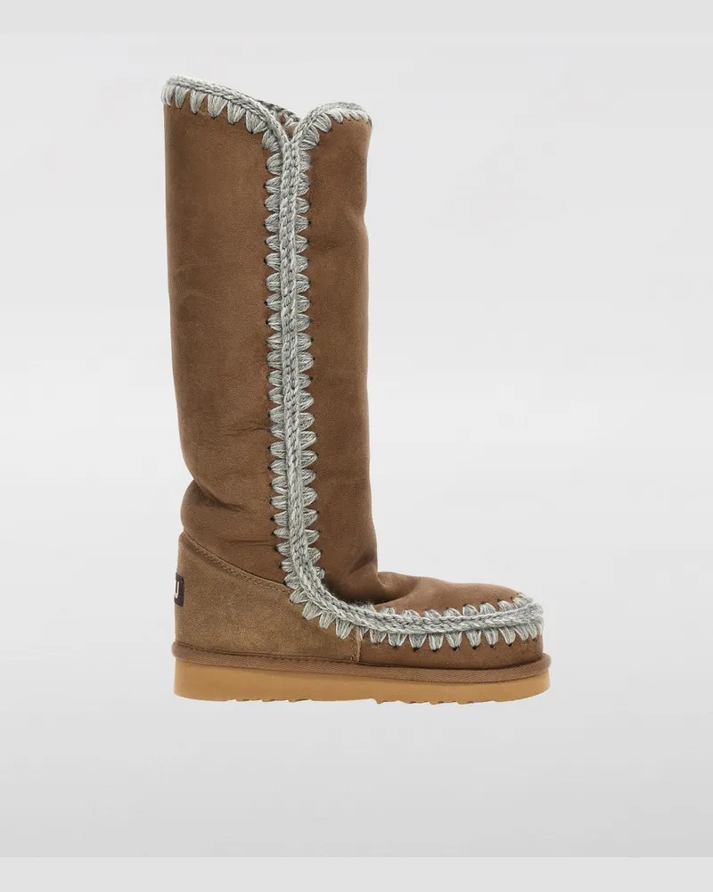 Mou Flache stiefeletten damen Braun
