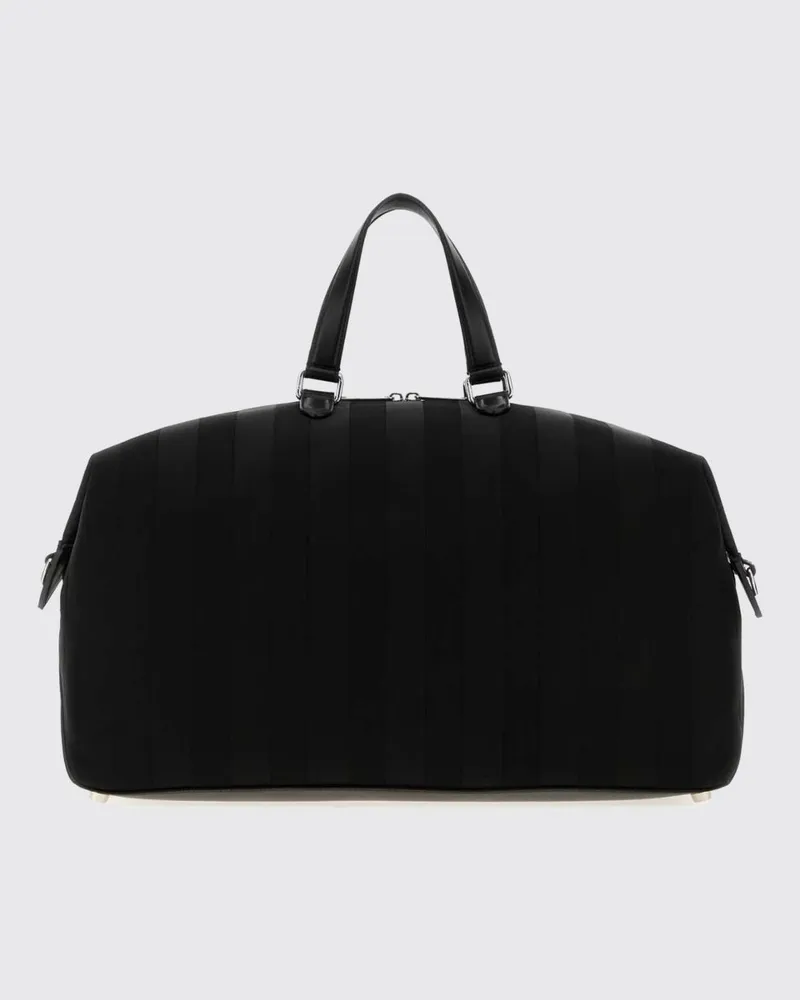 Fendi FF-Monogramm Reisetasche aus Stoff mit abnehmbarem Schultergurt Schwarz