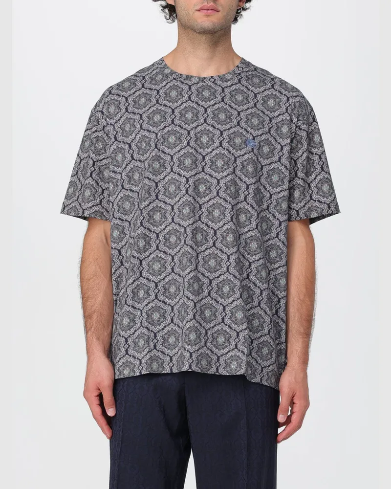Etro T-shirt herren Blau