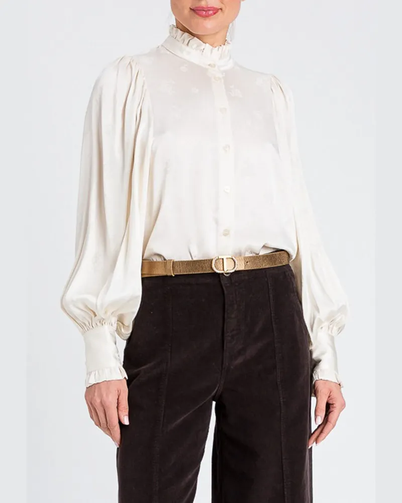 Twin-Set Hemdbluse damen Weiß