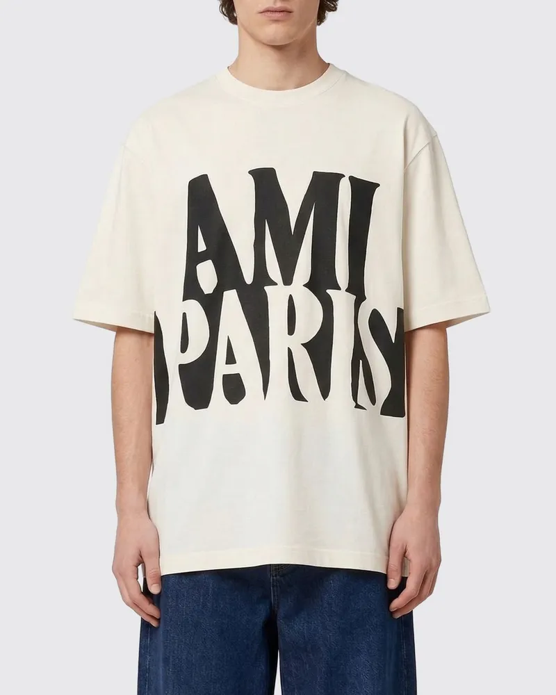 AMI Paris T-shirt herren Weiß