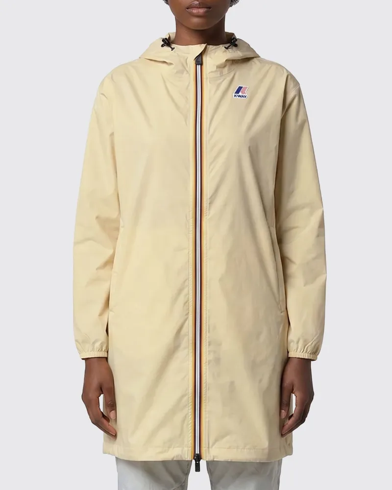K-Way Le Vrai 4.0 Eiffel East Windjacke aus technischem Gewebe Braun