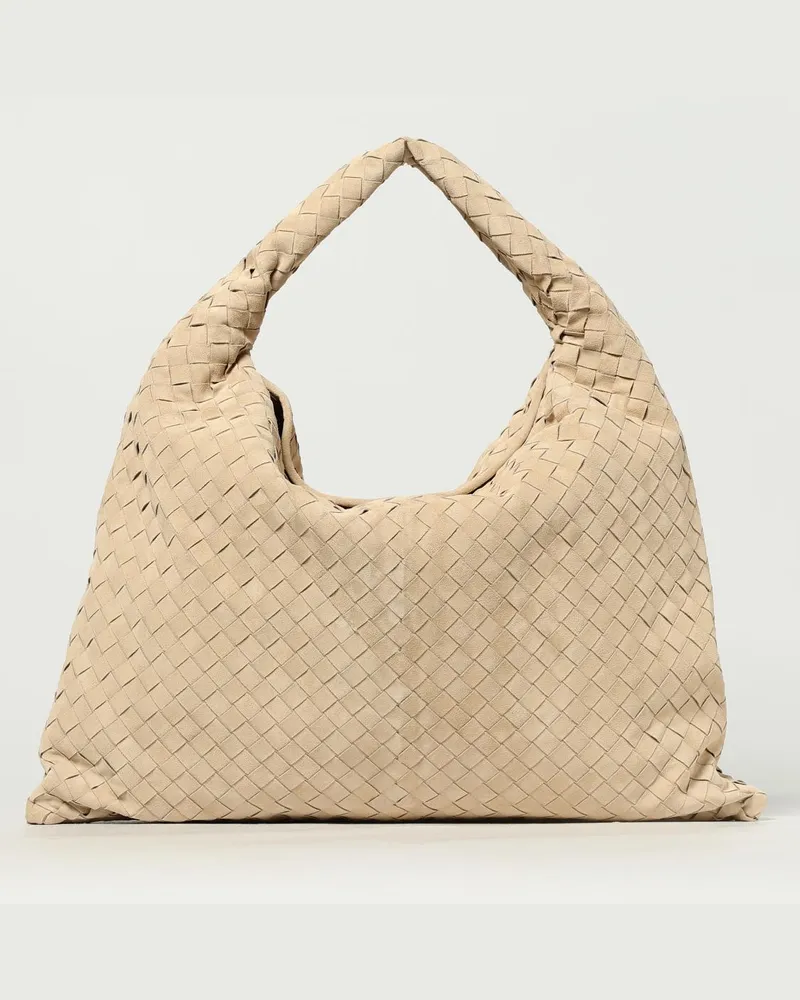 Bottega Veneta Schultertasche damen Ecru