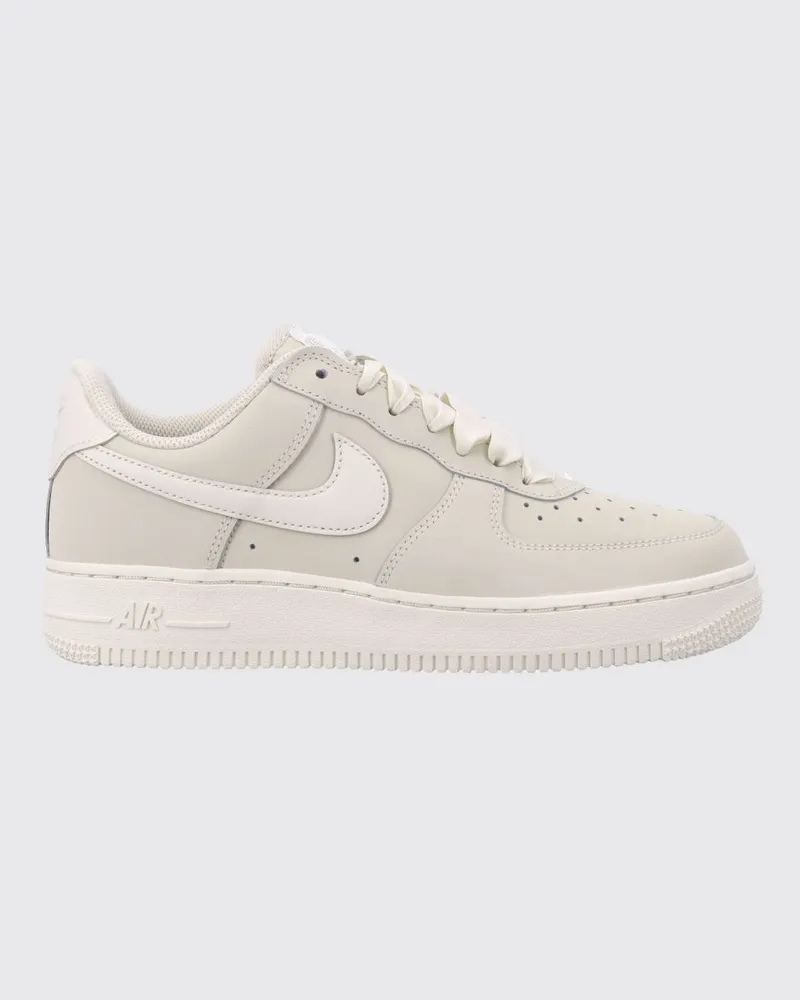 Nike Air Force 1 Sneaker aus Glattleder mit perforierter Spitze und Swoosh-Logo Mastik