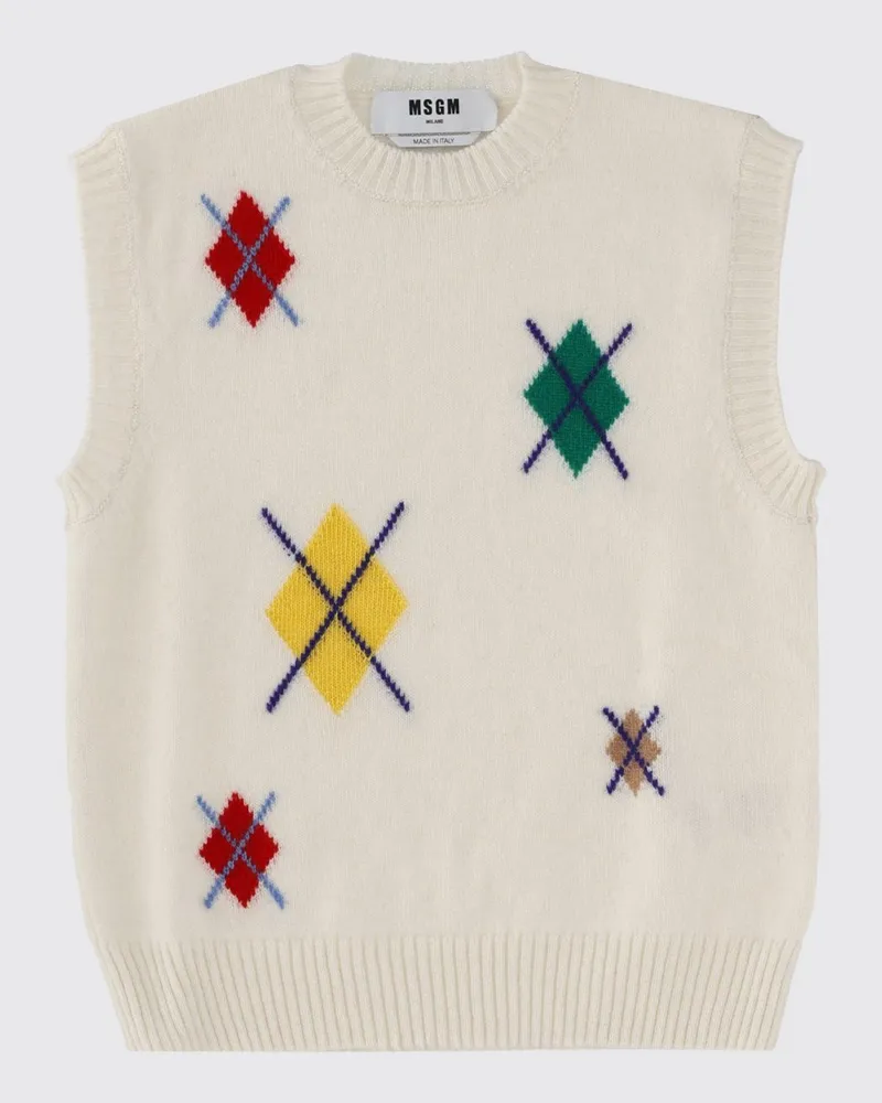 MSGM Pullover damen Weiß