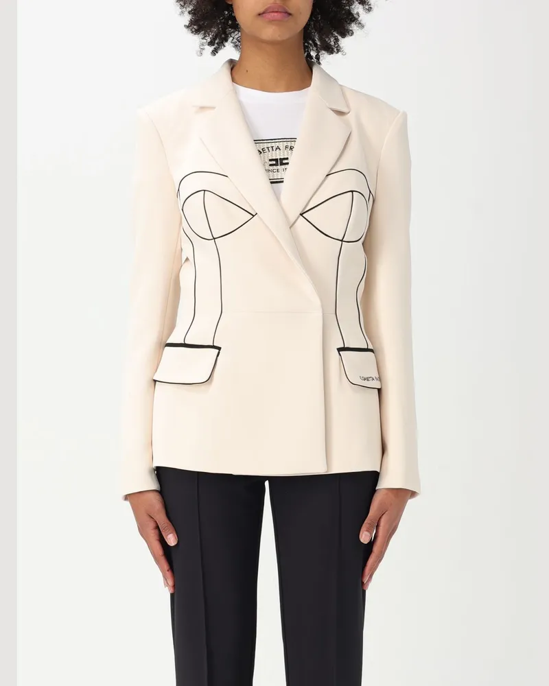 Elisabetta Franchi Blazer damen Butter