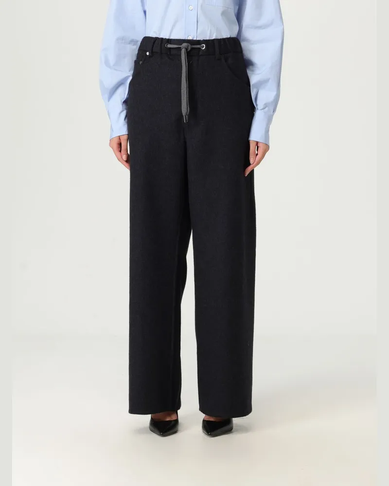 Brunello Cucinelli Hose damen Charcoal
