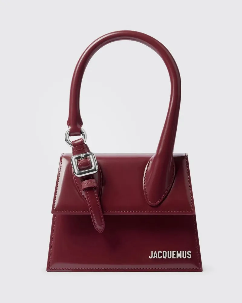 Jacquemus Handtasche damen Burgunderrot