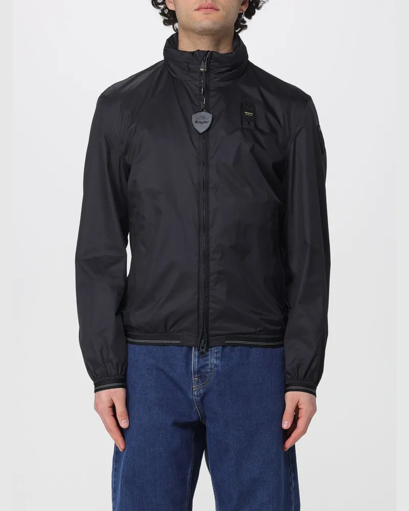 Blauer Jacke herren Schwarz