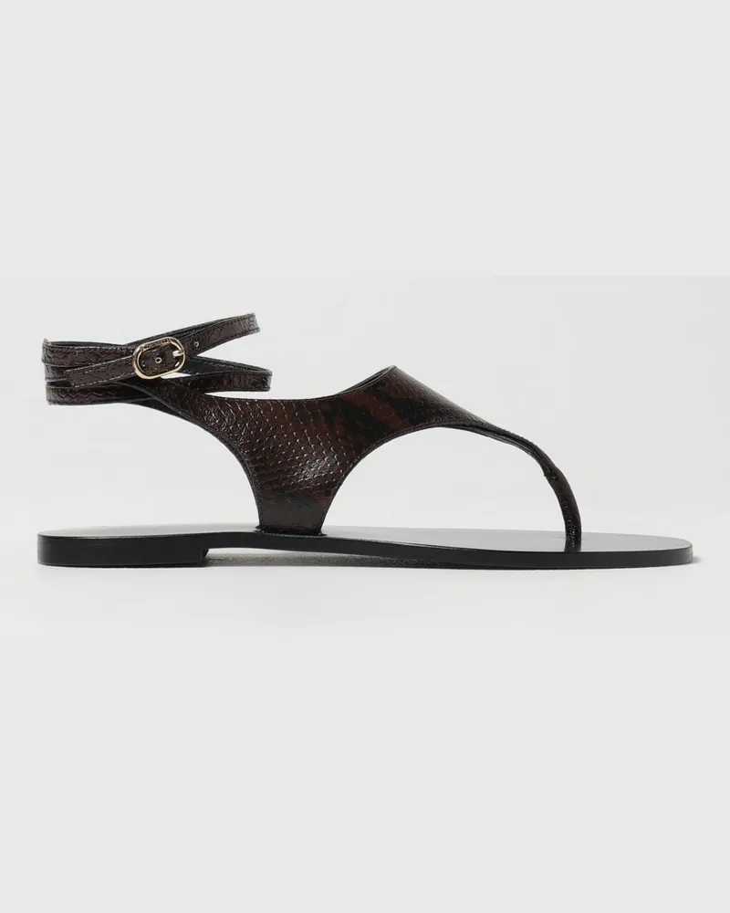 Twin-Set Flache sandalen damen Braun