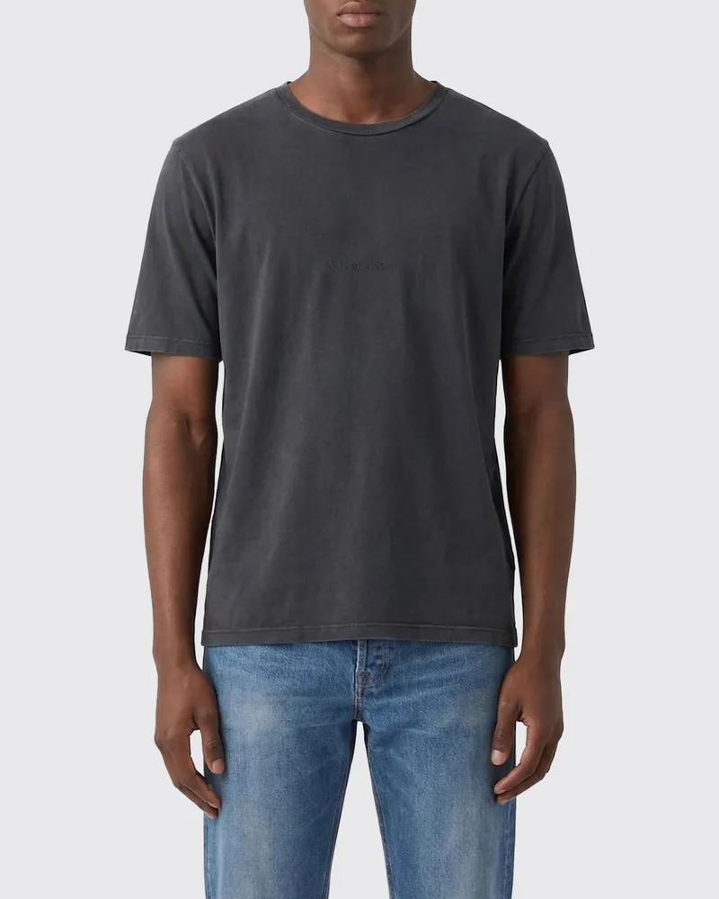 Saint Laurent T-shirt herren Schwarz