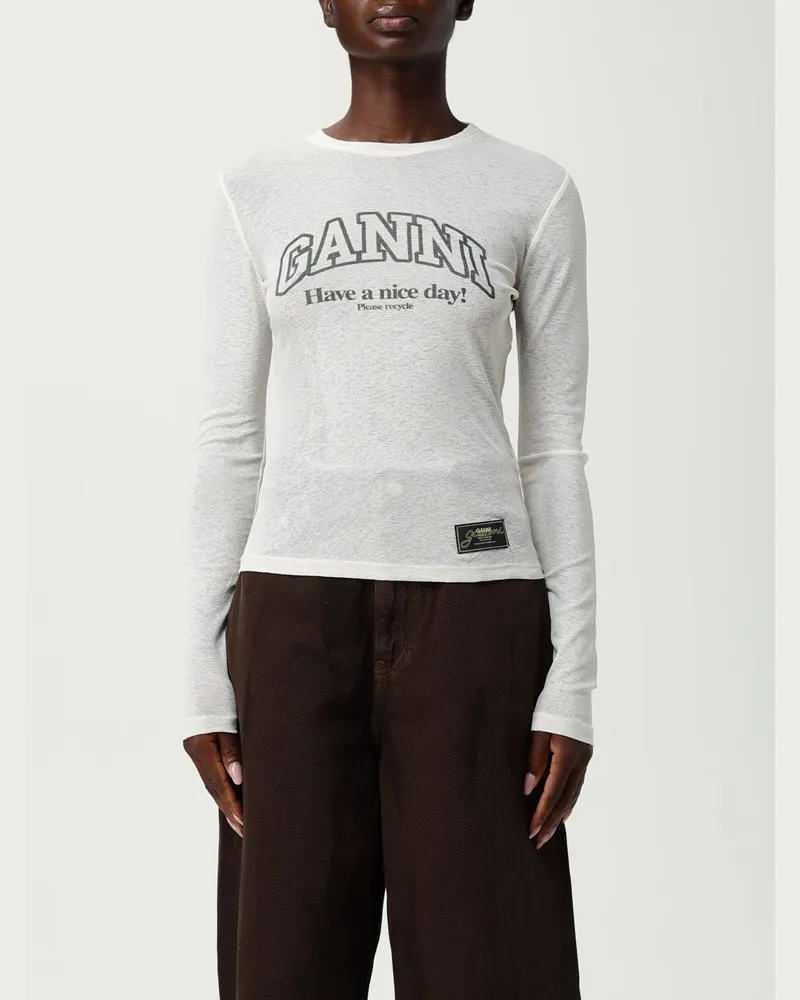 Ganni Pullover damen Beige