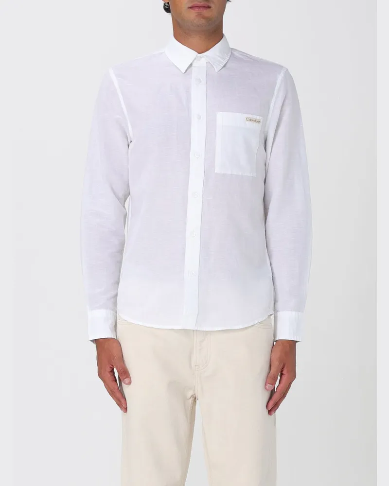 Calvin Klein Hemd herren Weiß