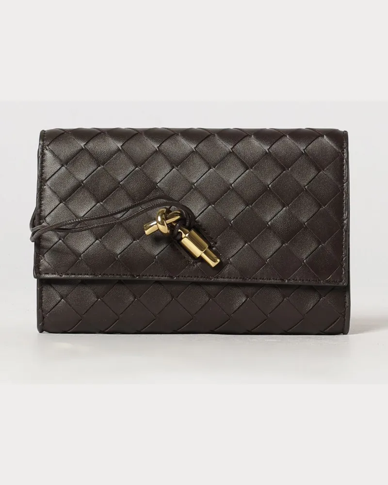Bottega Veneta Andiamo Mini-Handtasche aus Intrecciato-Nappaleder Braun