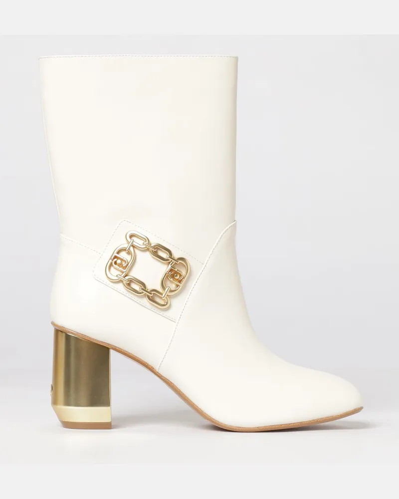 Liu Jo Flache stiefeletten damen Milch