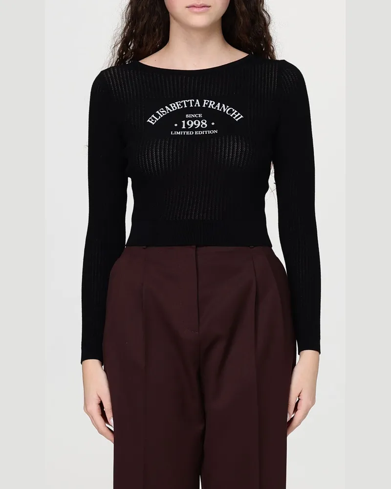 Elisabetta Franchi Pullover damen Schwarz