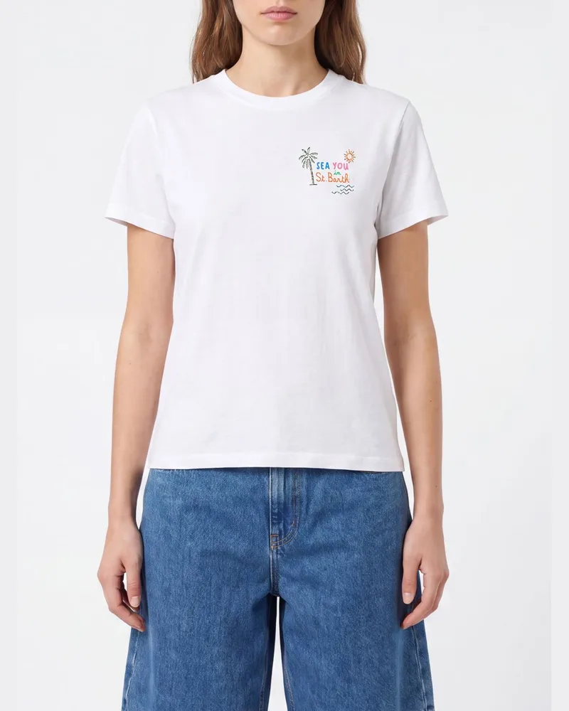 MC2 Saint Barth T-shirt damen Weiss